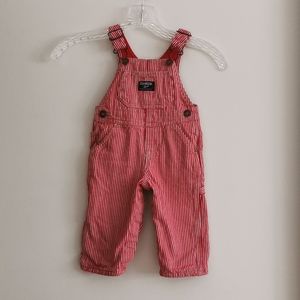 Oshkosh Red Strip Overalls
